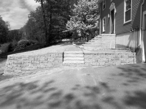 Retaining Wall & Granite Steps - 2                                            