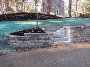 Retaining Wall & Granite Steps - 3                                             